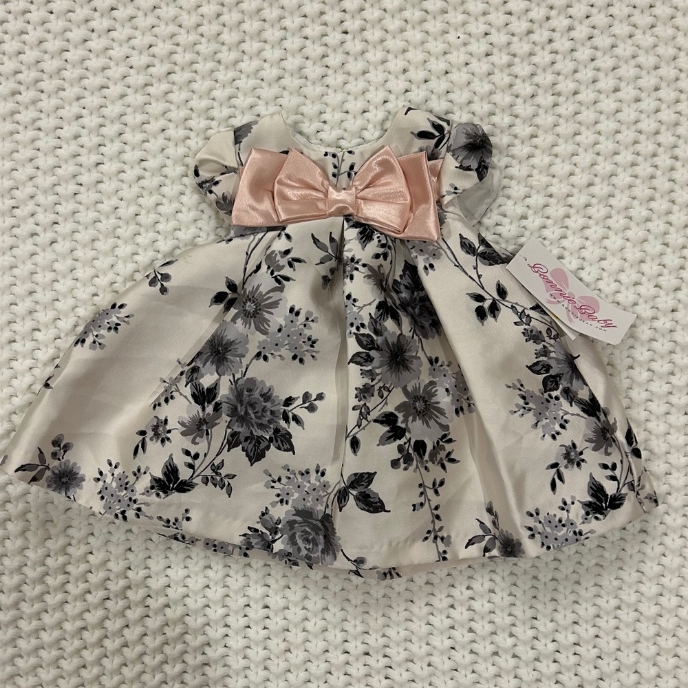 Bonnie baby dress 3-6 mo 2- piece